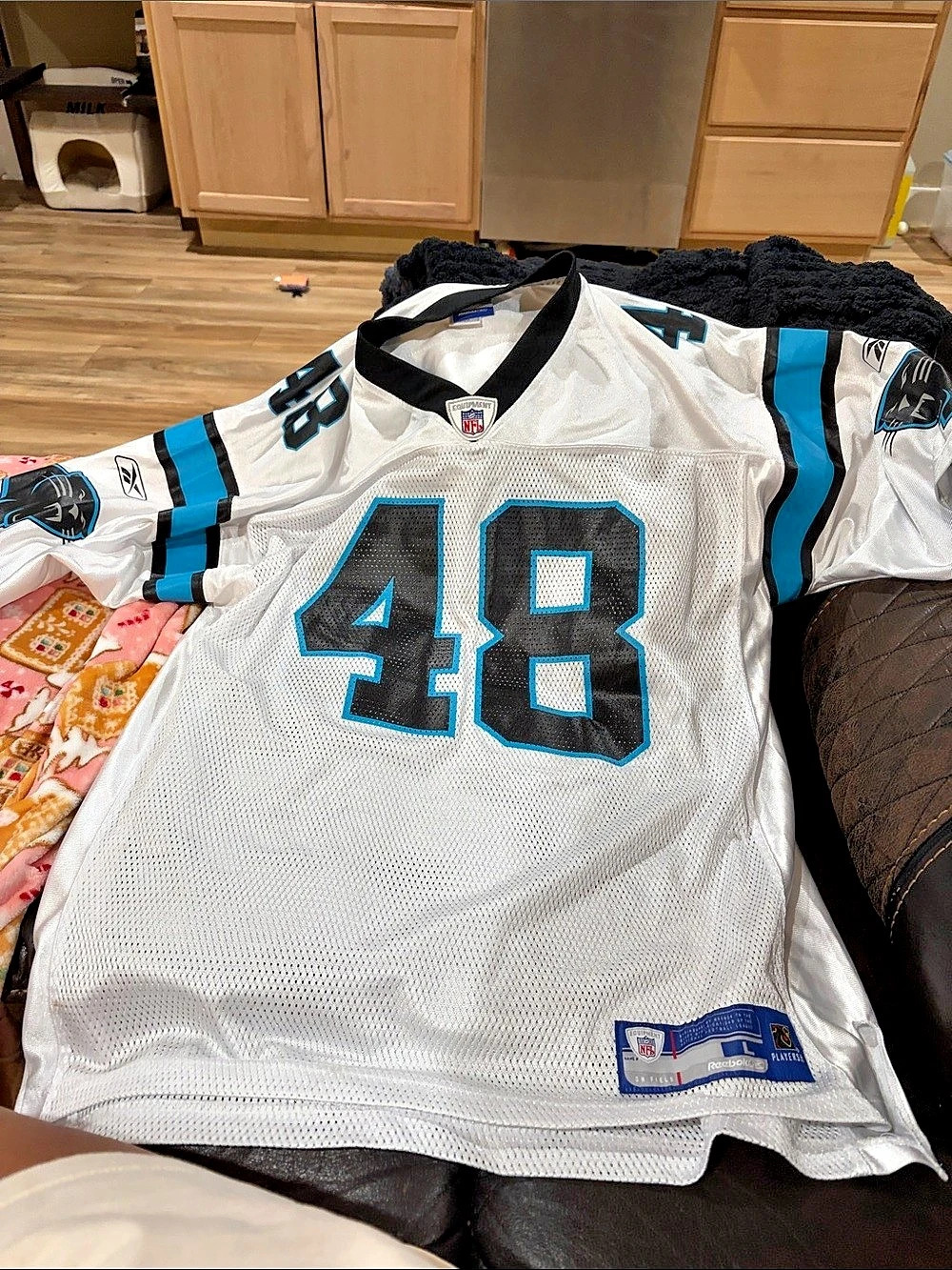 NFL Football Jersey in White & Blue
